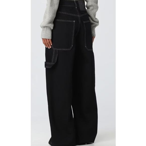 STELLA McCARTNEY CARGO   BLACK DENIM JEAN SIZE 30 - Picture 11 of 11